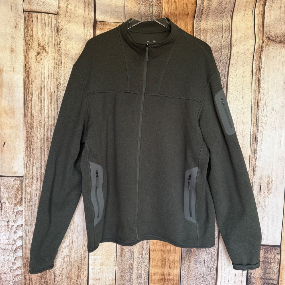 Arc'teryx Covert Cardigan Fleece Jacket‎ Gorpcore Hiking Black Outdoors Size XXL